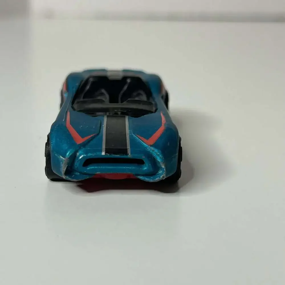 Hot Wheels Carbonic Blue and Red Die-Cast Toy Car